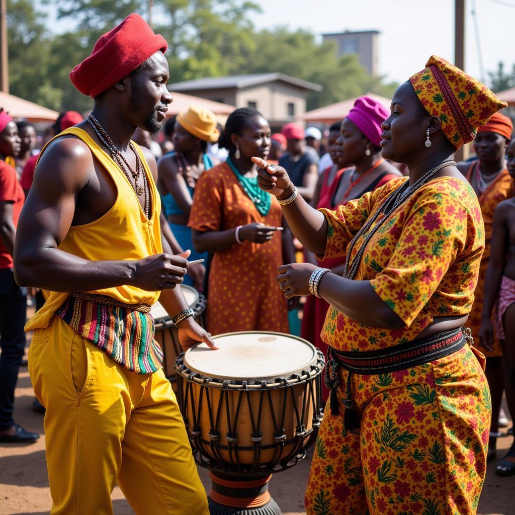 African Cultural Event in Hyderabad