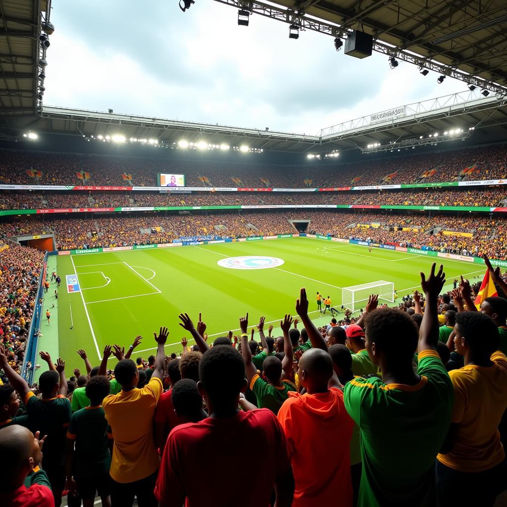 Accra Sports Stadium:  Vibrant Atmosphere at the African Cup