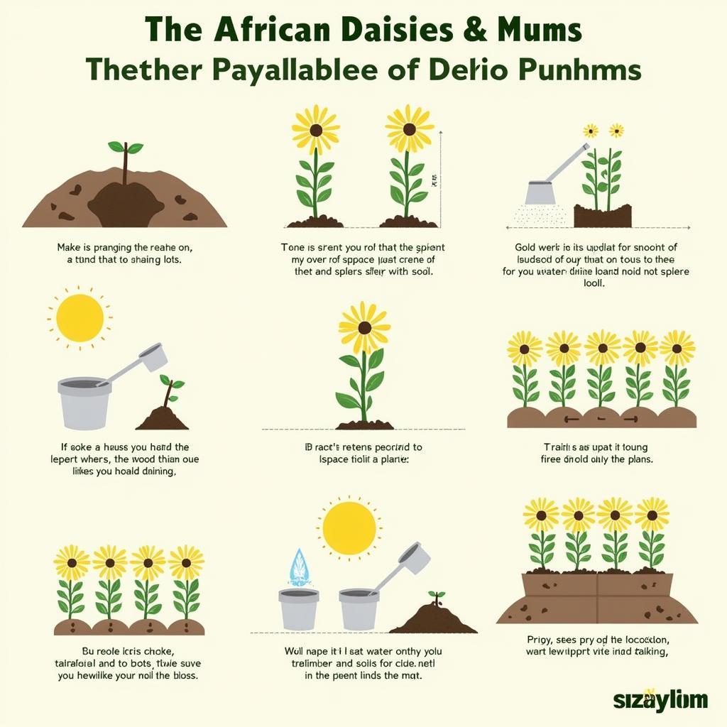 African Daisy and Mums Planting Guide