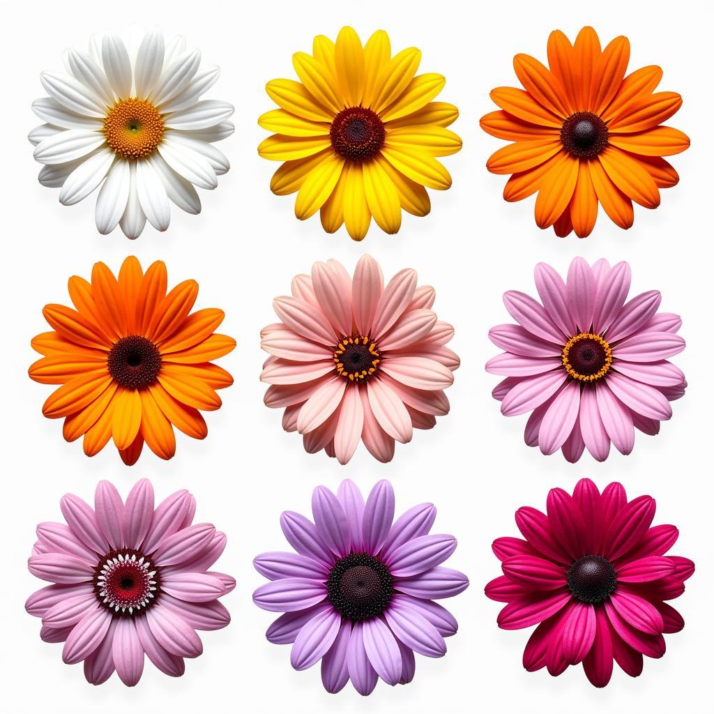 African Daisy Variety of Colors