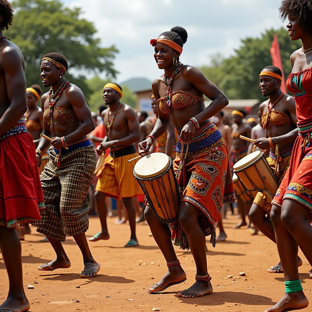 Traditional African Dance Ceremony