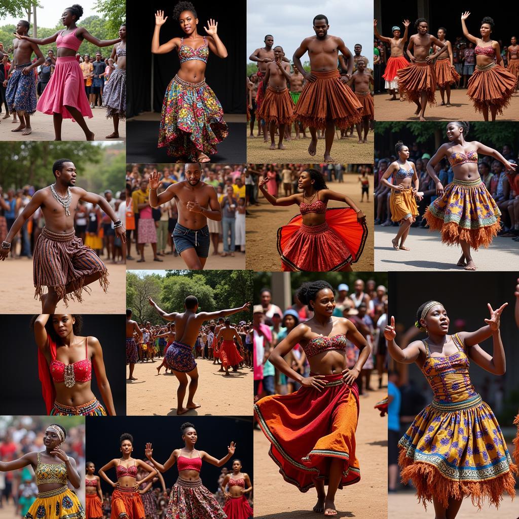 Various African Dance Styles