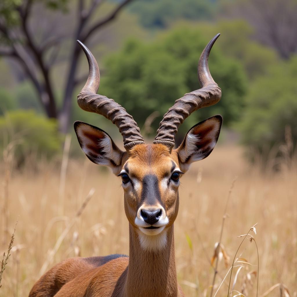 Bushbuck in its Natural Habitat