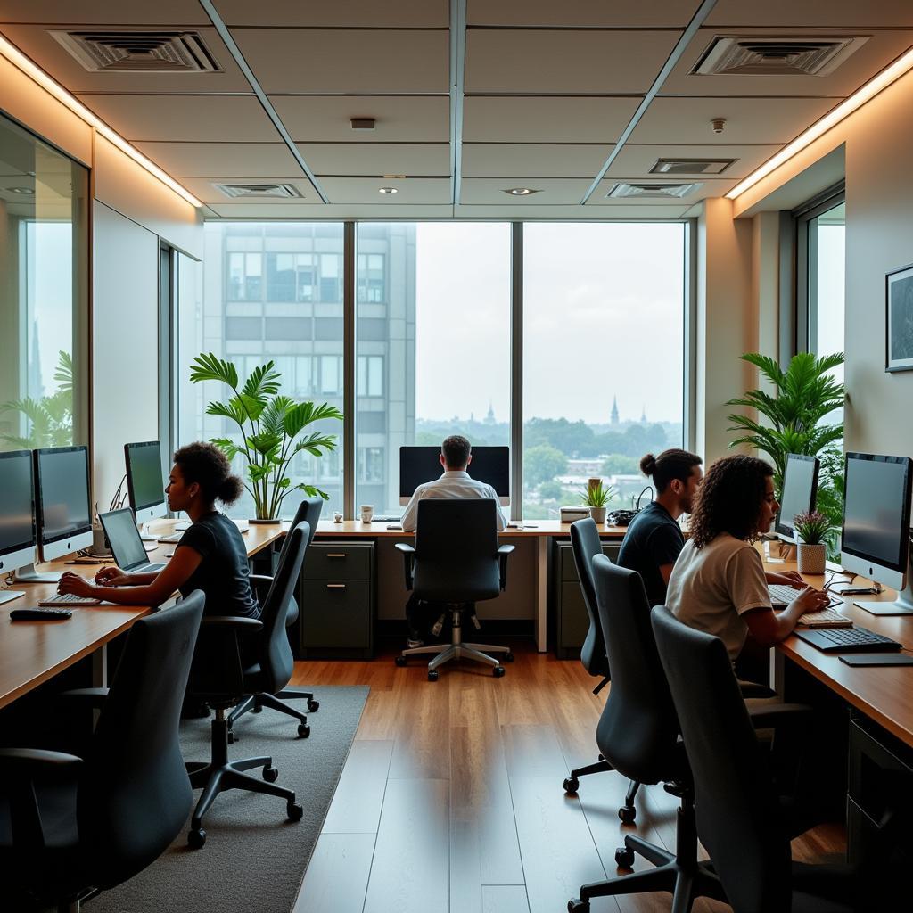 African Development Bank Abidjan Office Staff Working