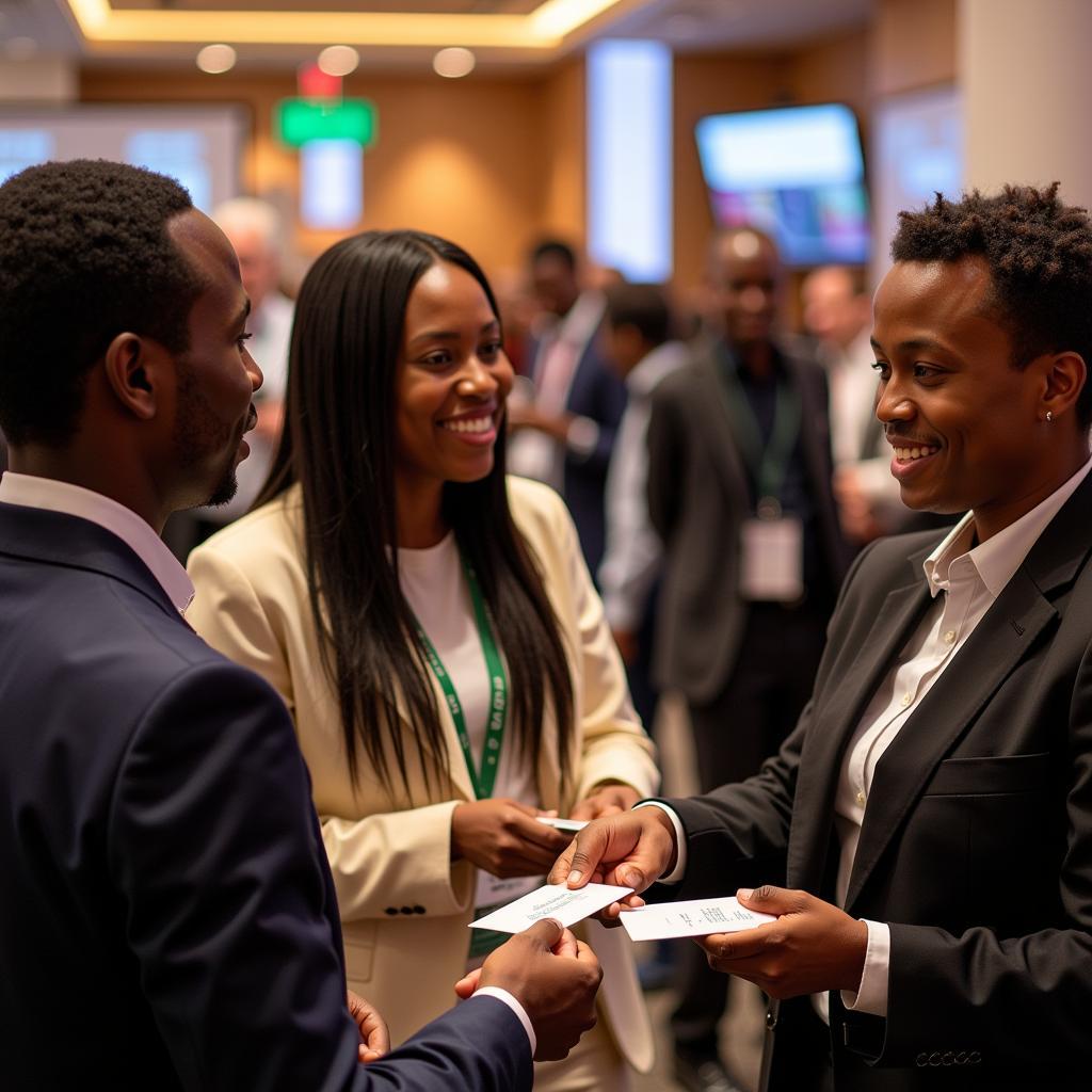 Networking at the African Development Bank Meeting 2018