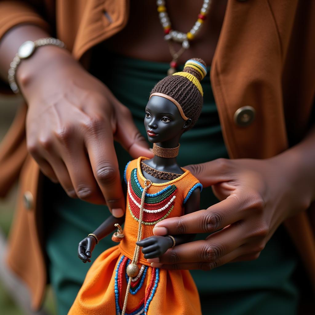 African Doll Craftsmanship on Amazon