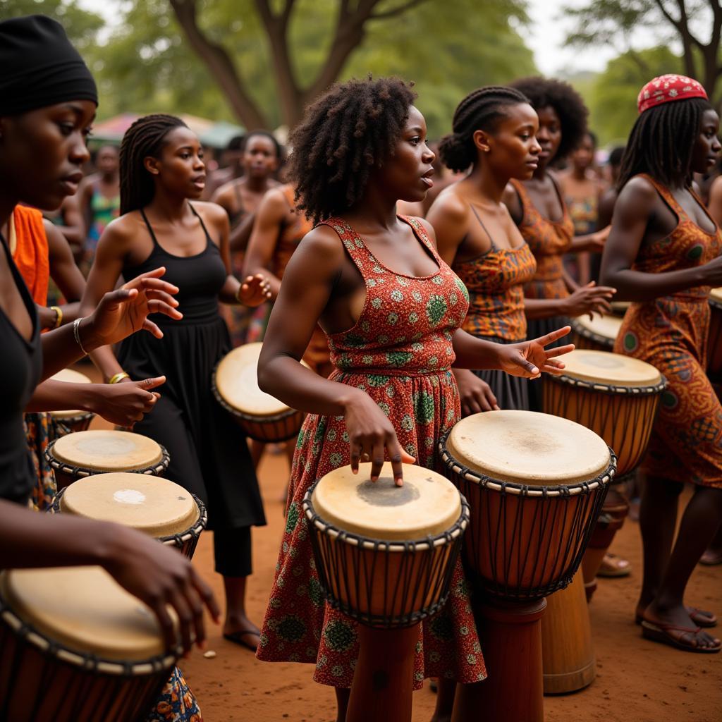 African Drummers and Dancers in 2018