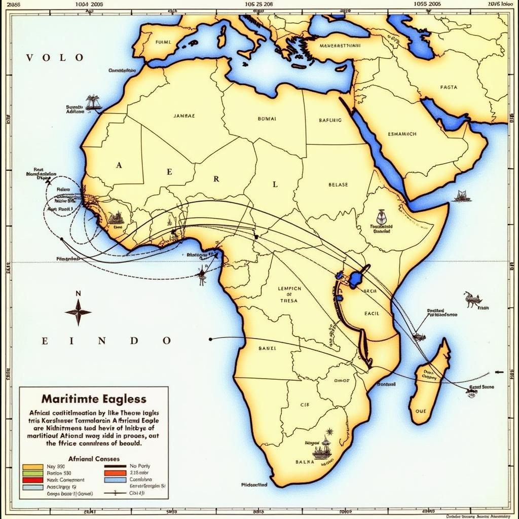 African Eagle Ship Historical Routes