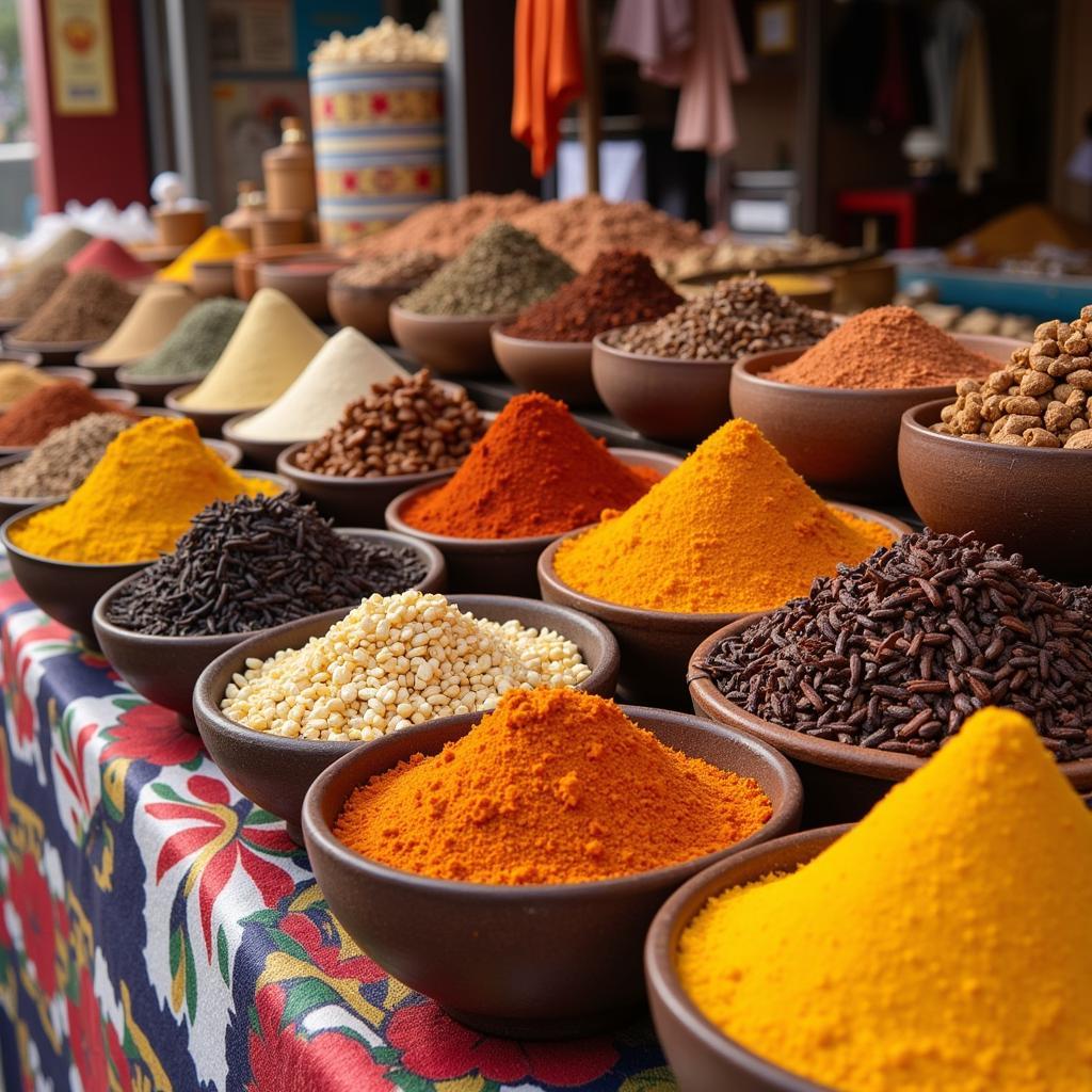 African Eastern Spices in Ras Al Khaimah Markets