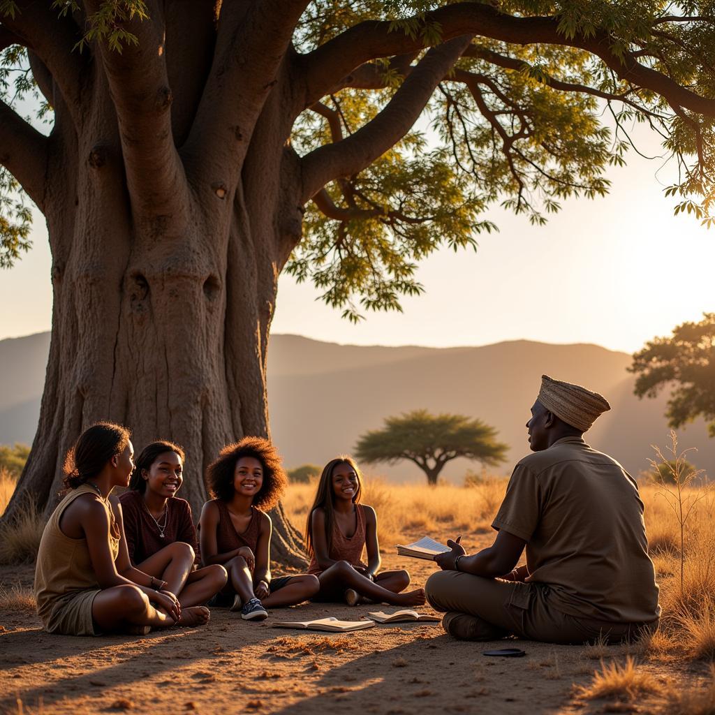 African Elder Sharing Astrology Wisdom in 2019