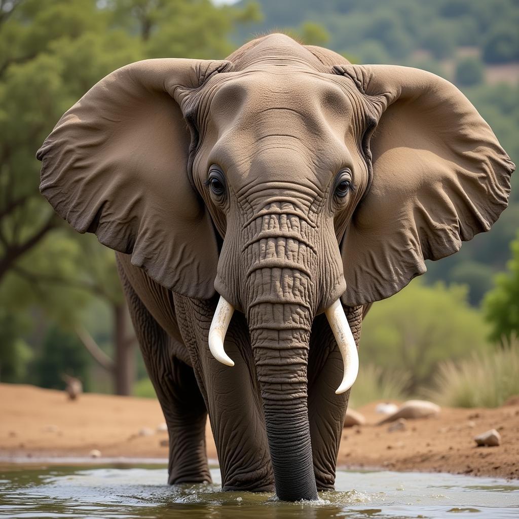 African Elephant Adaptation: Trunk and Ears