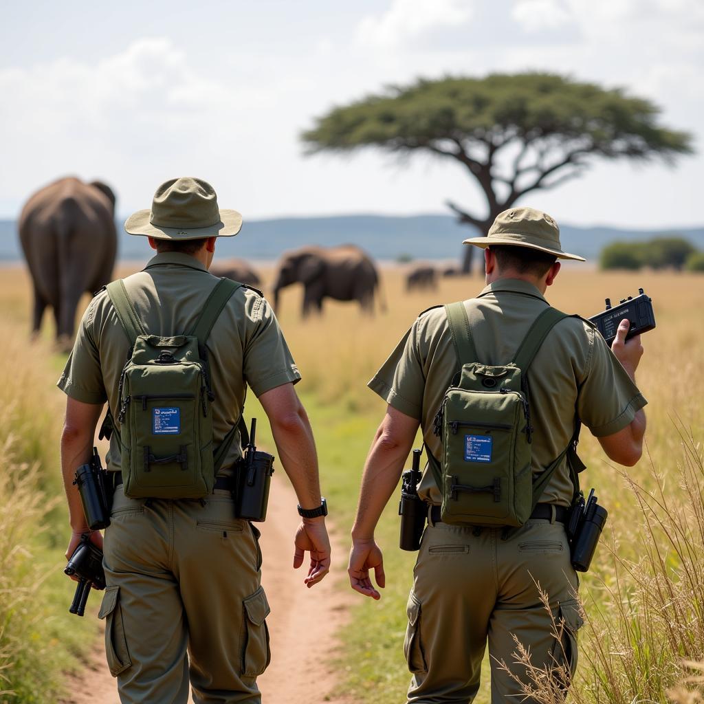 African Elephant Anti-Poaching Patrol