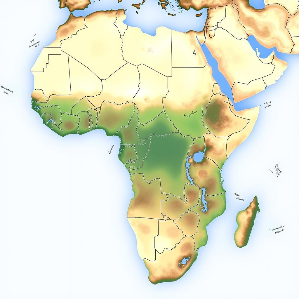 African Elephant Distribution Map Across Africa