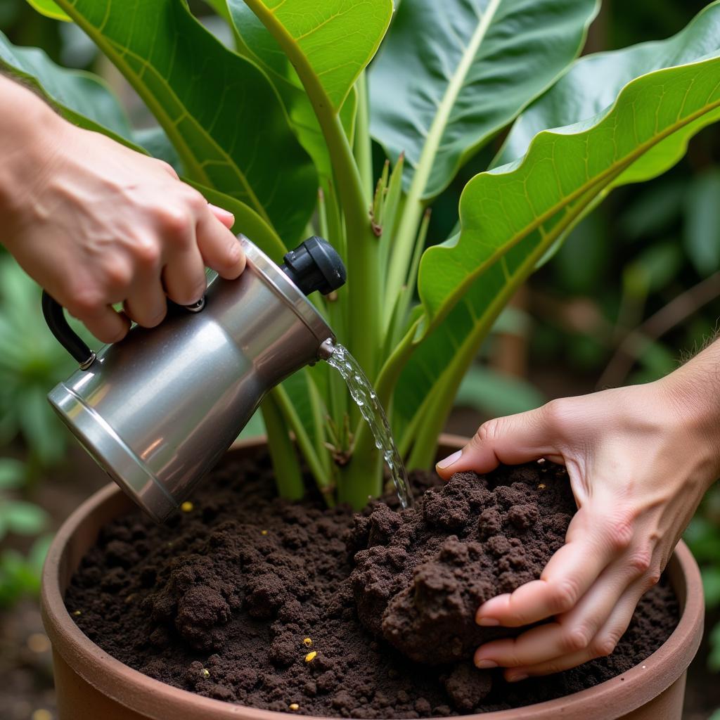 Caring for African Elephant Ear Plants