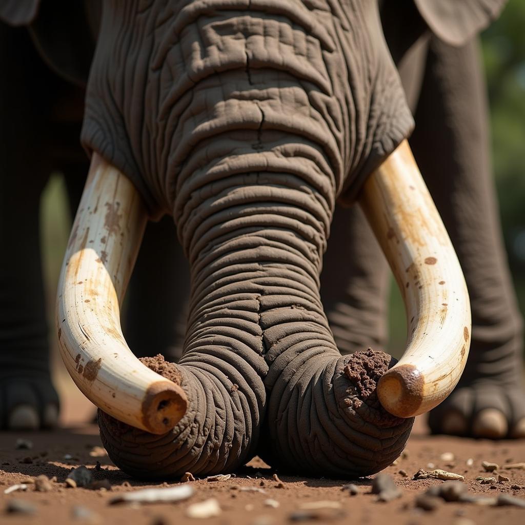 African Elephant Poaching for Ivory Trade