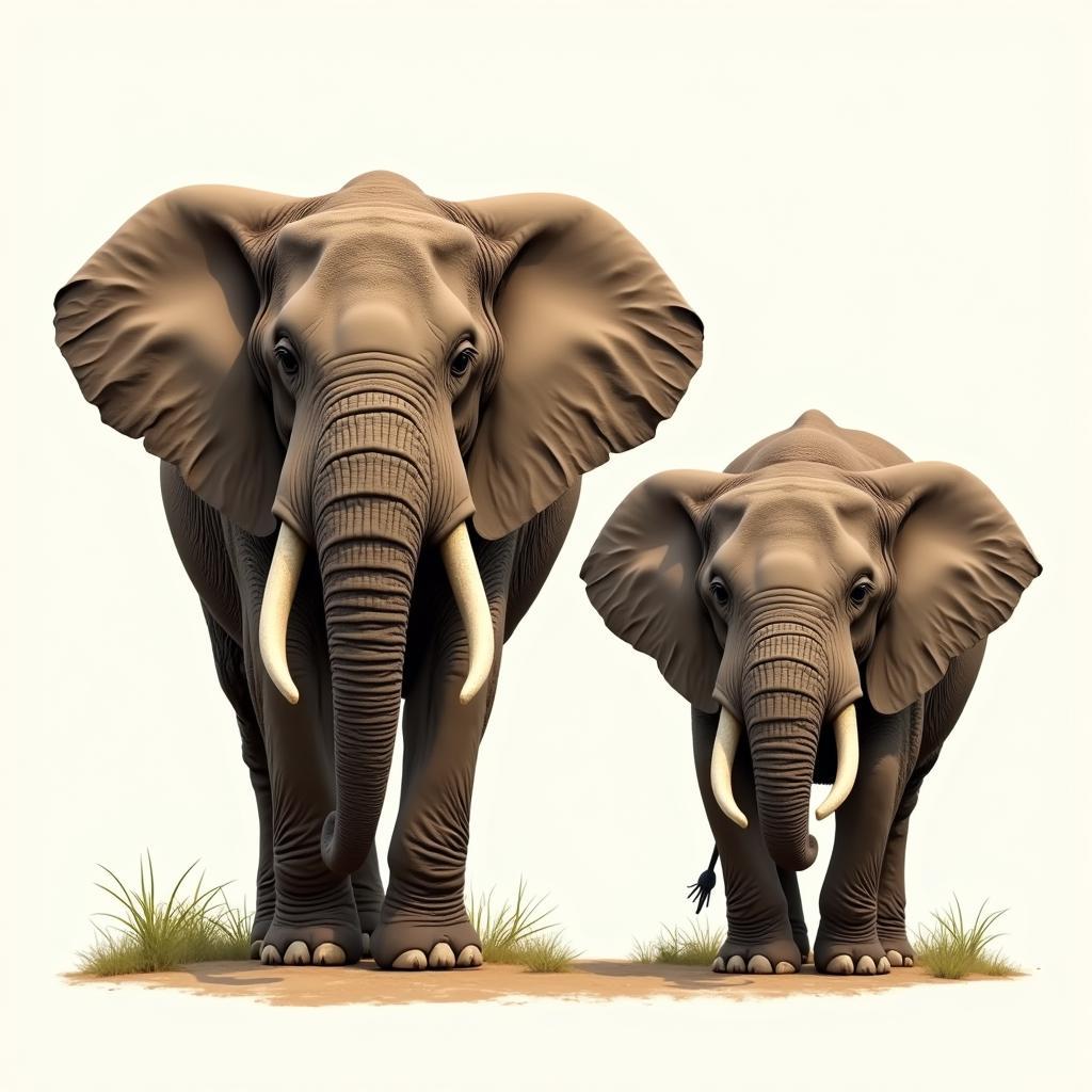 Comparing African Elephant Subspecies: Forest and Savanna