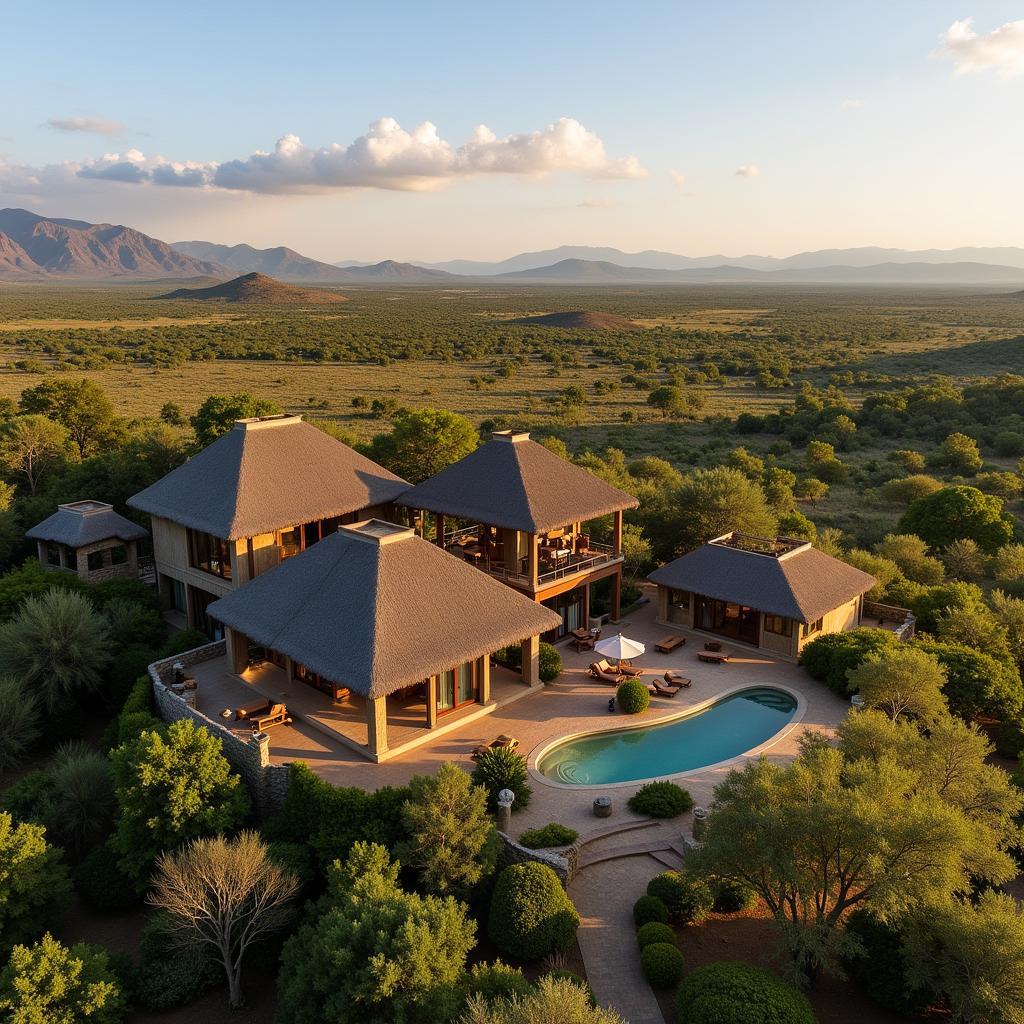 Luxury Safari Lodge at an African Elite Properties Hotel