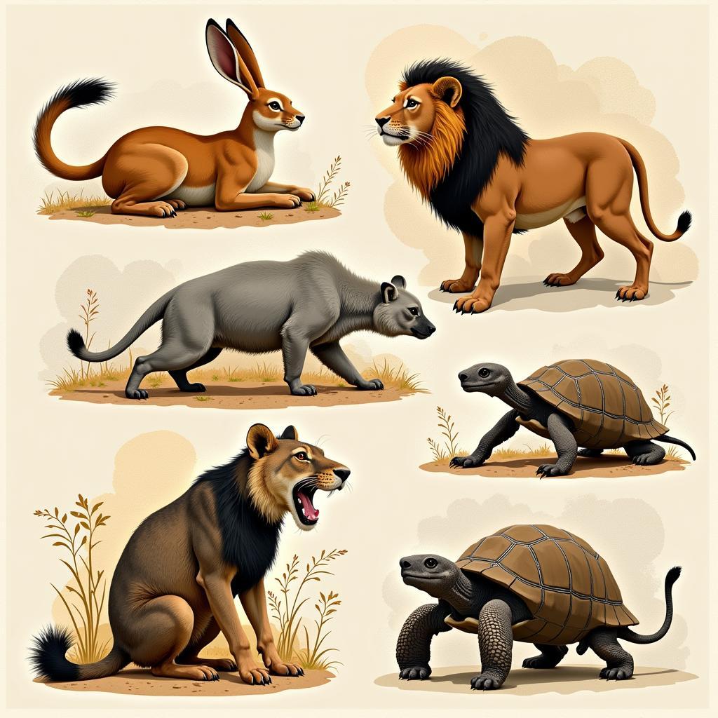 Animal characters in Zimbabwean fables representing human traits