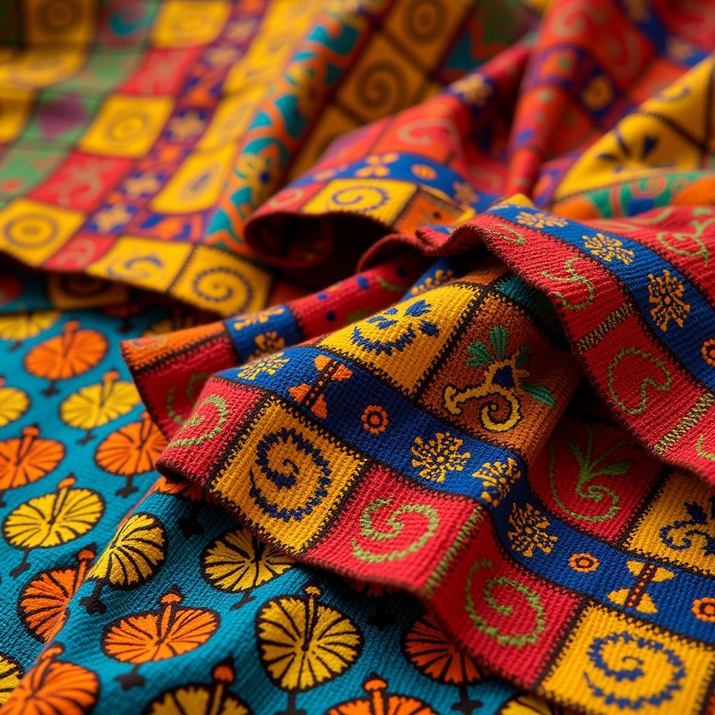 Kente cloth from a Mumbai exporter