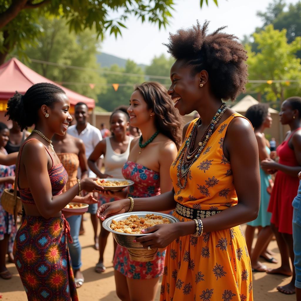 African Family Celebration