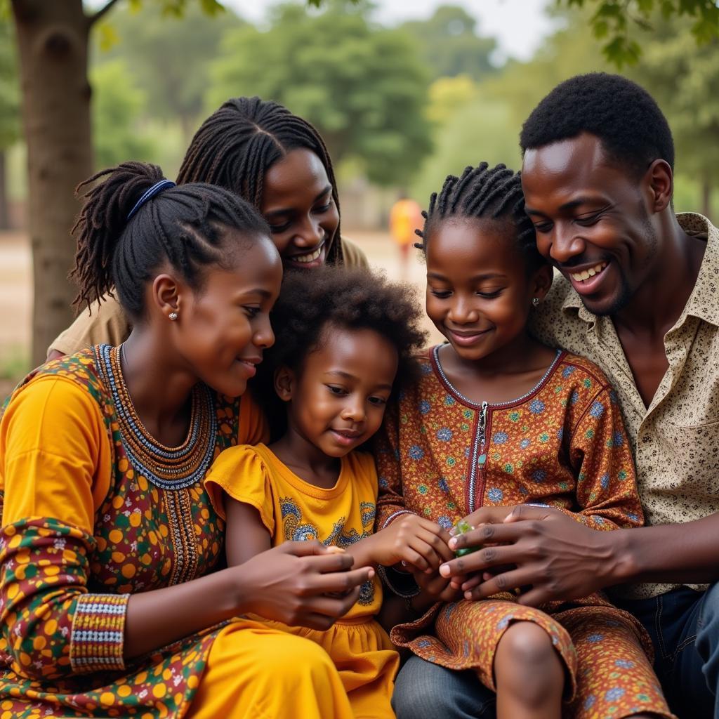 African Family Portrait