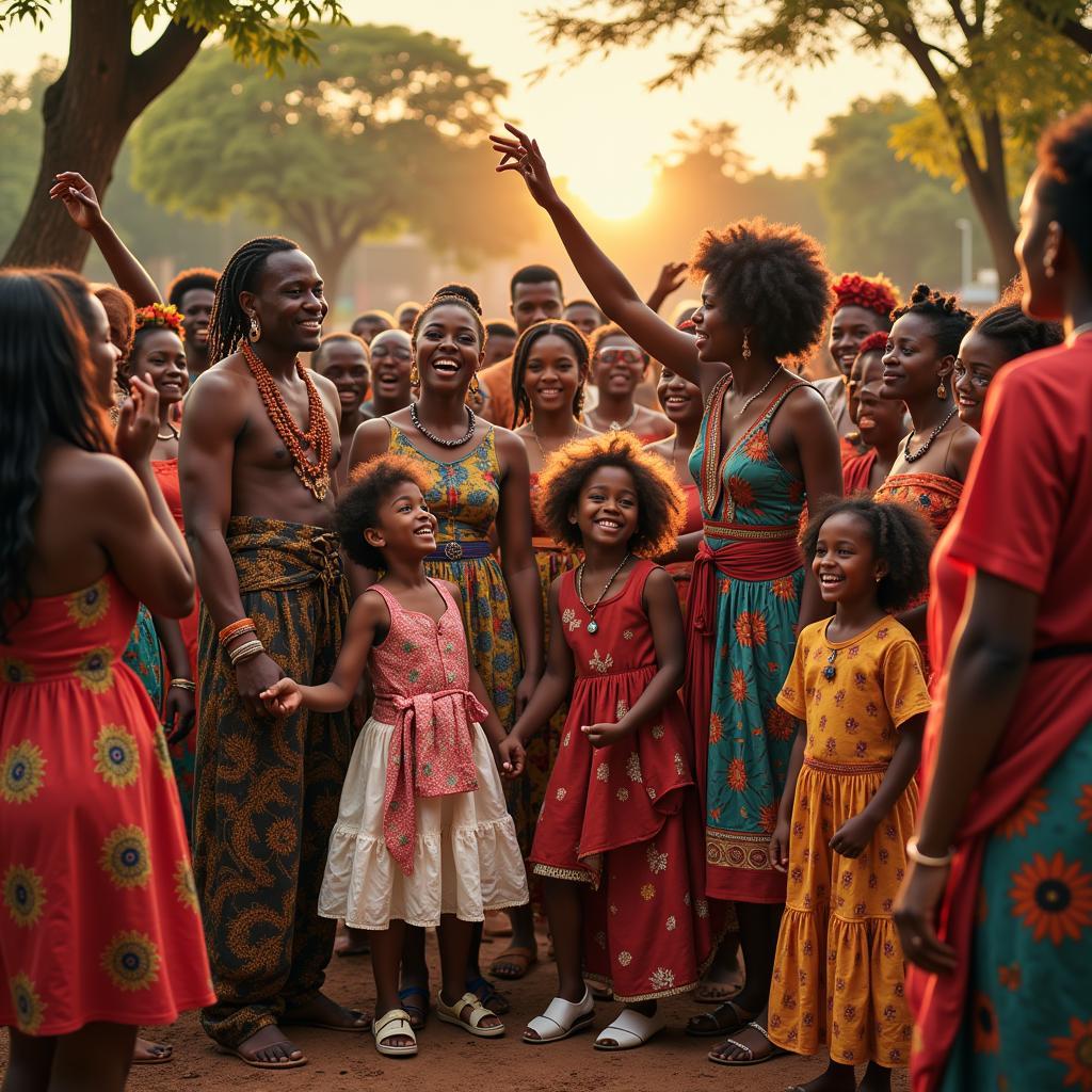 African Family Unity and Celebration