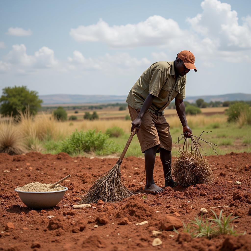 African Farmer Facing Challenges