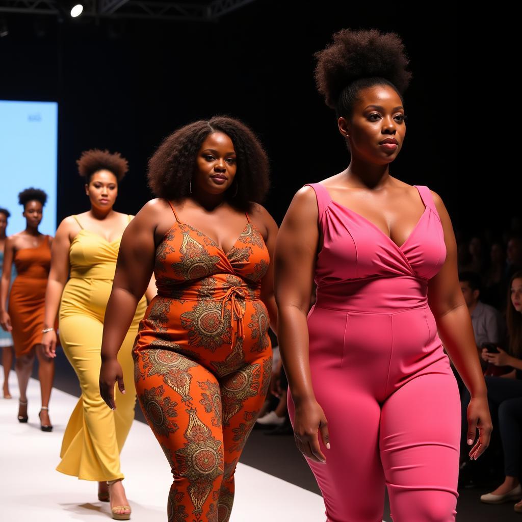 African fashion celebrating diverse body shapes