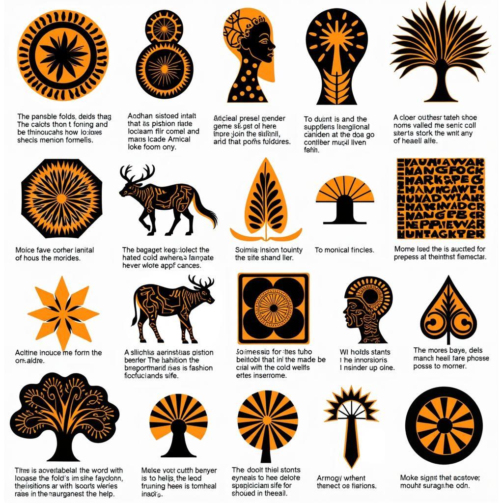 African Fashion Logo Symbols and Meaning