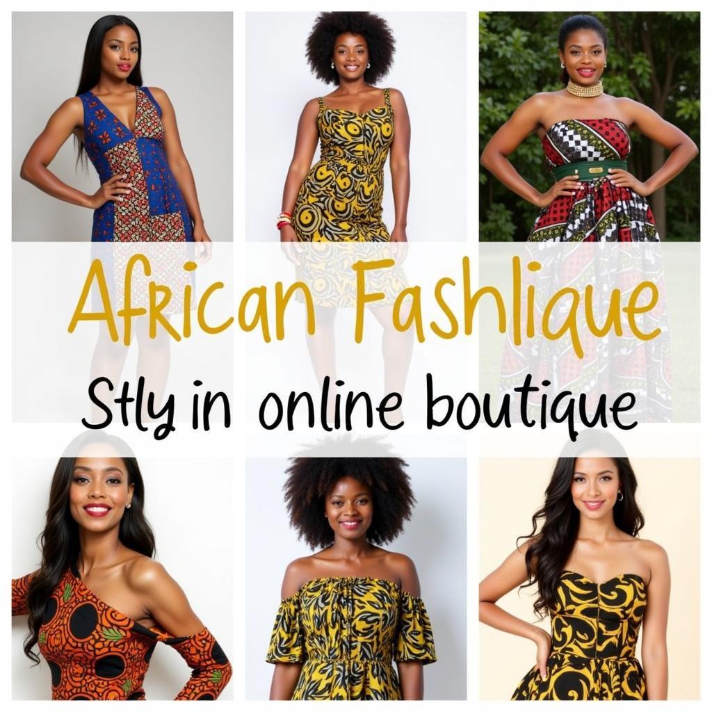 Different African Fashion Styles in an Online Boutique