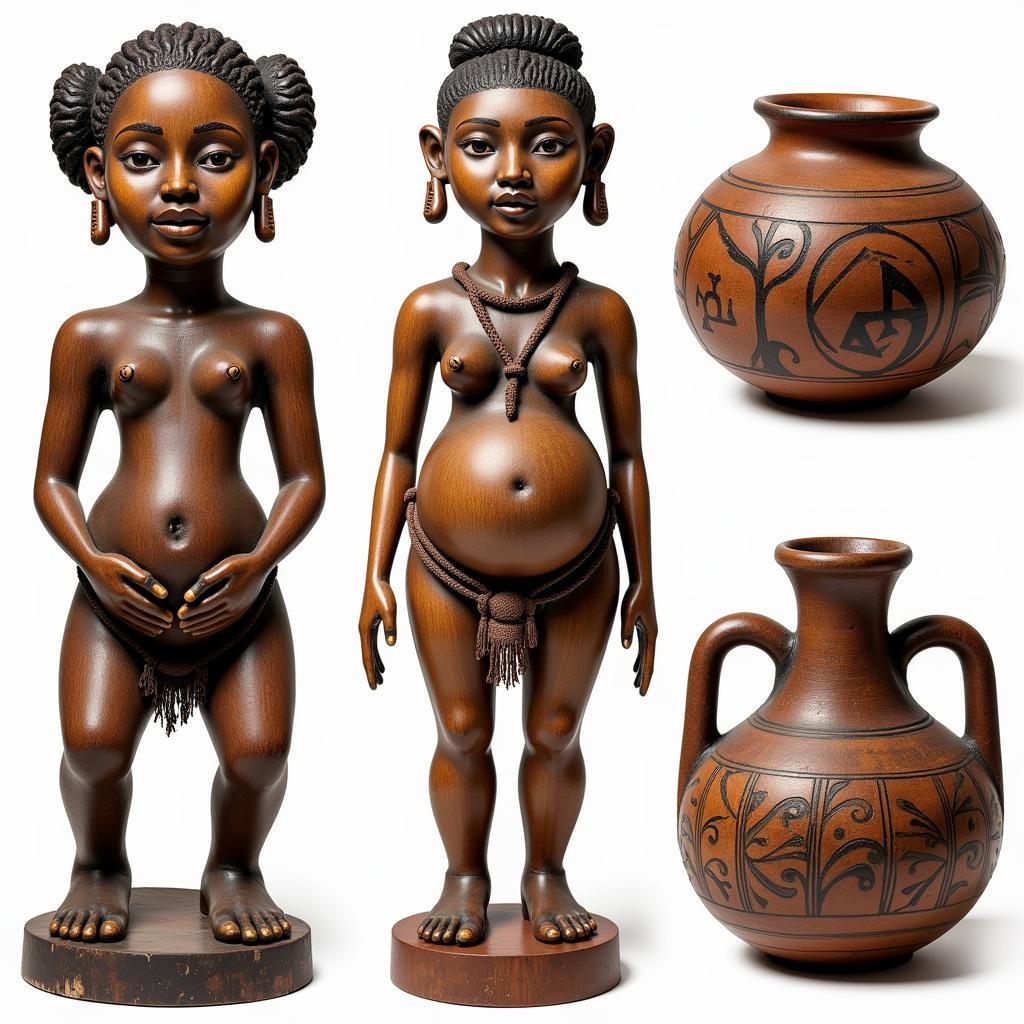 African Fertility Symbols: Sculpture and Pottery