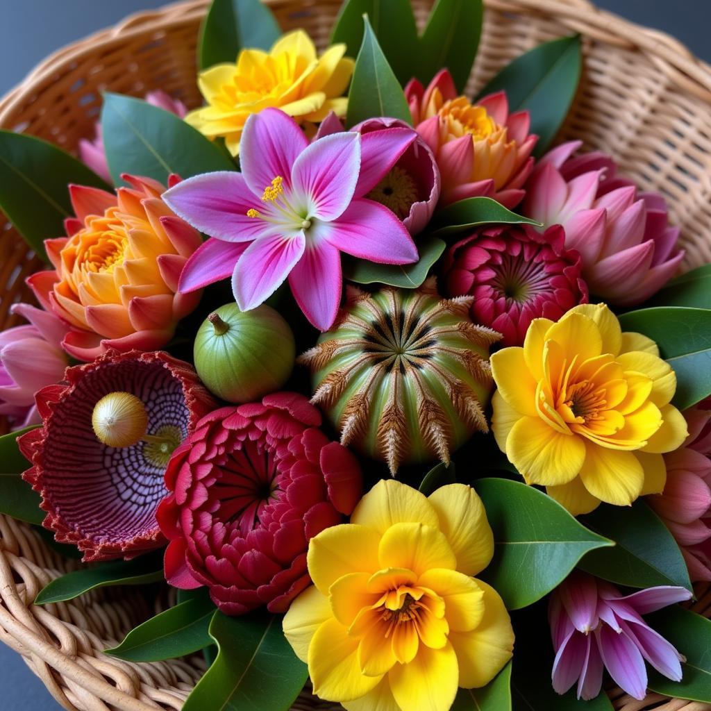 Vibrant Colors of African Flower Bouquets