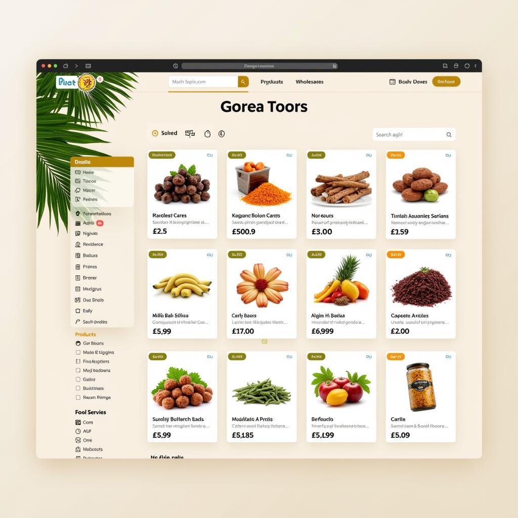 African Food Wholesale Online Platform