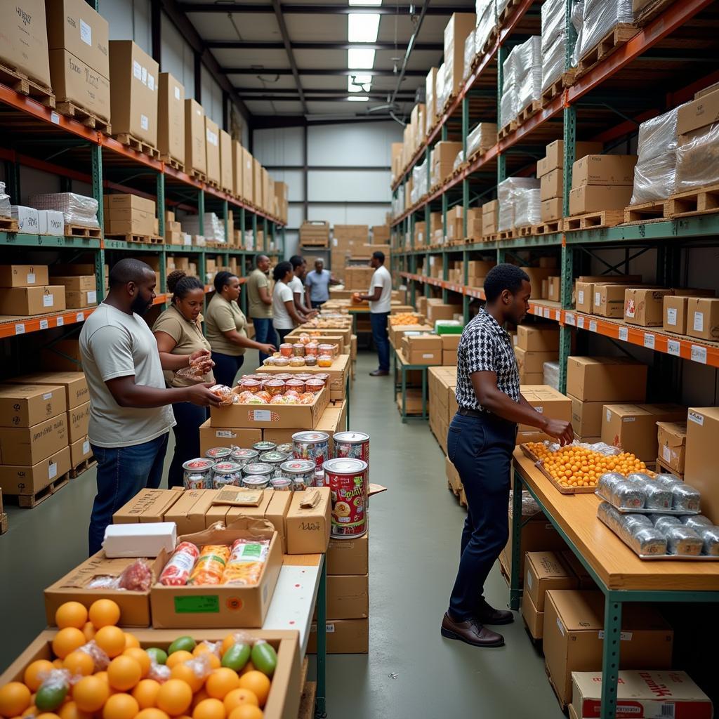 African Food Wholesale Warehouse Logistics