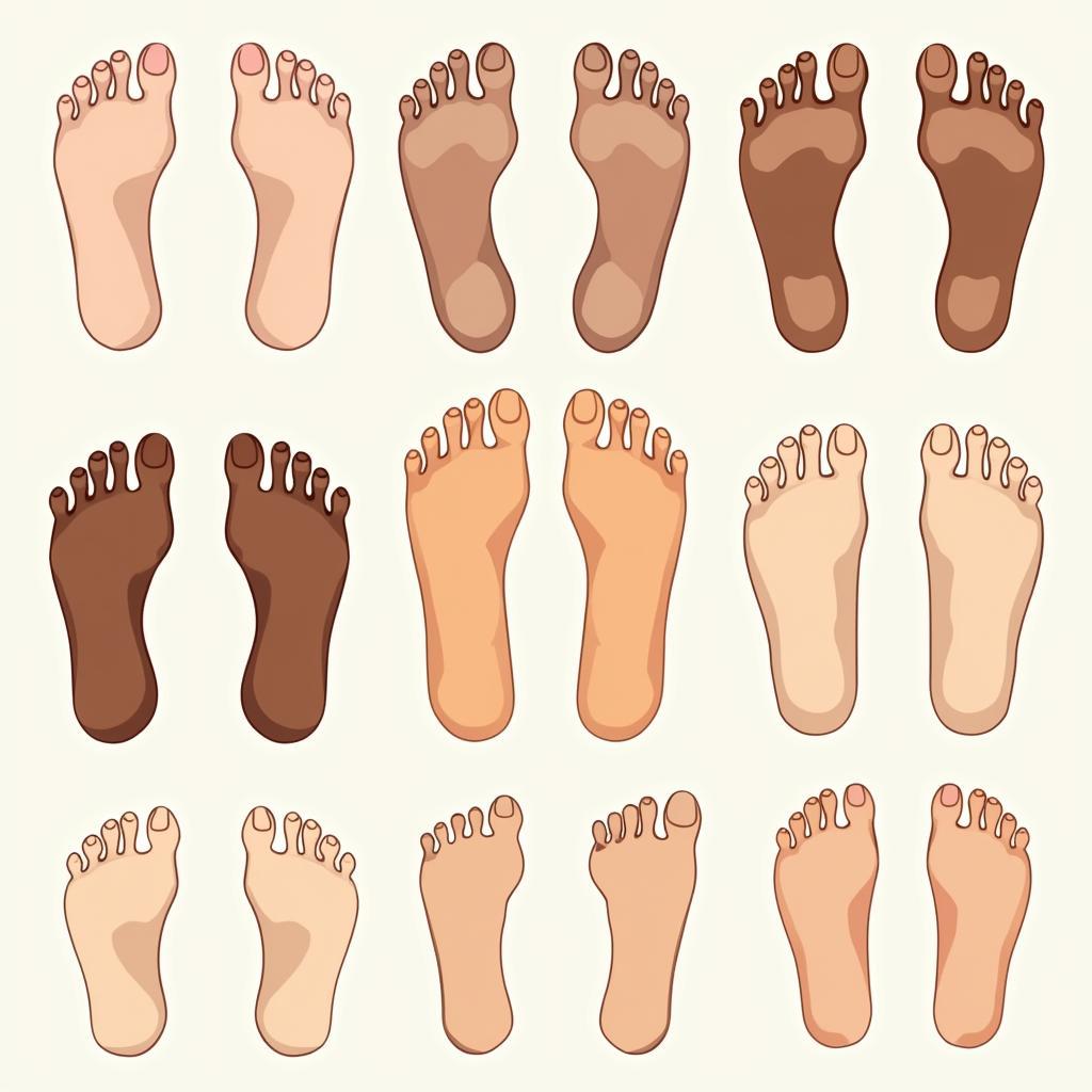 African Foot Variations: Exploring Diverse Morphologies