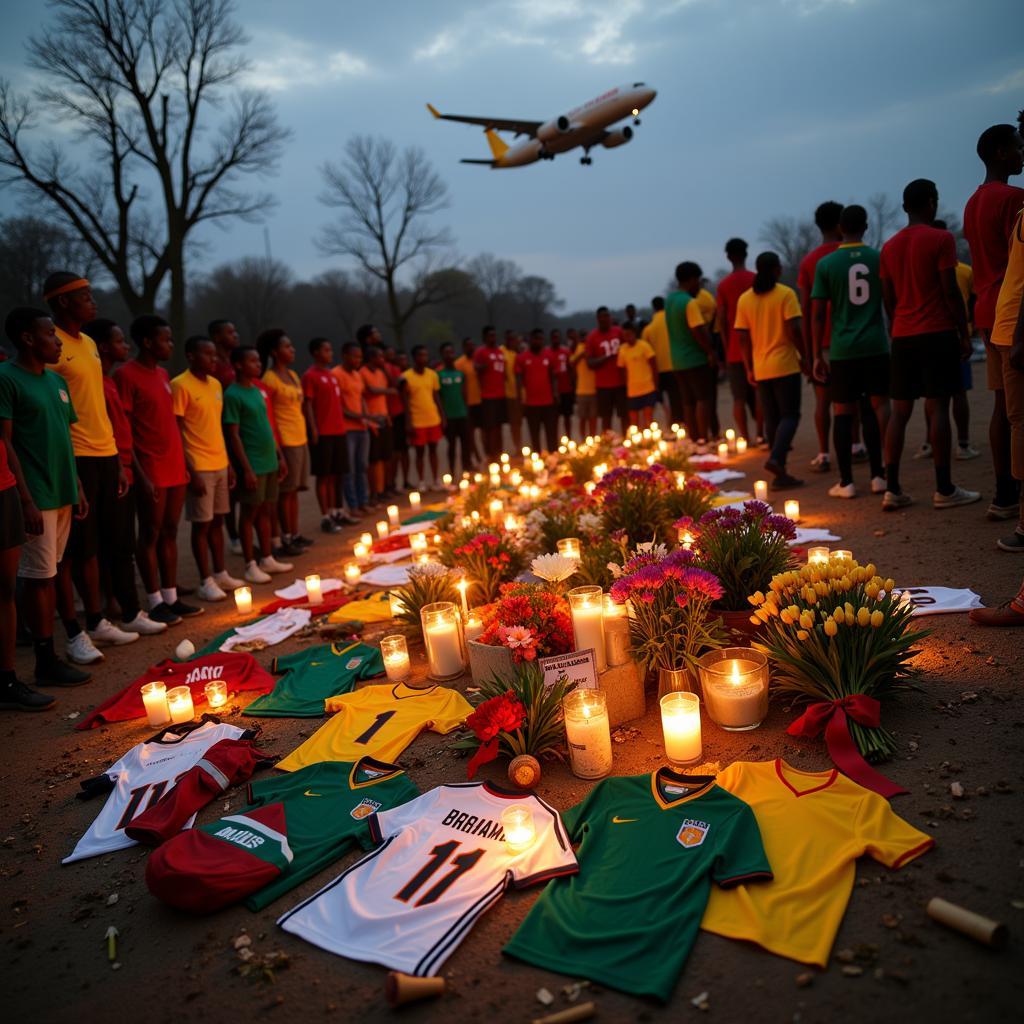 African Football Team Plane Crash Memorial