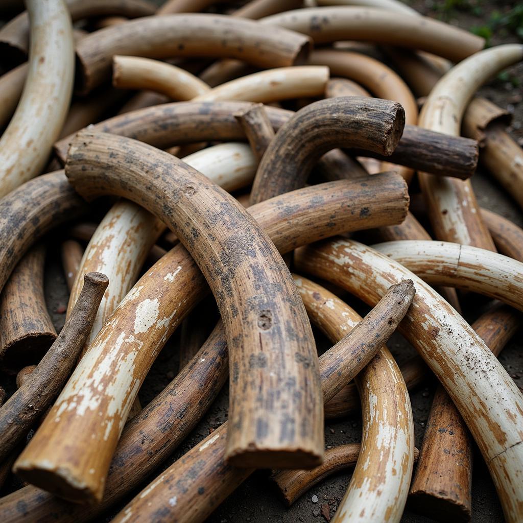 African Forest Elephant Poaching for Ivory Trade