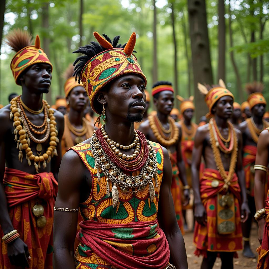 African Forest Fancy Dress Ceremony