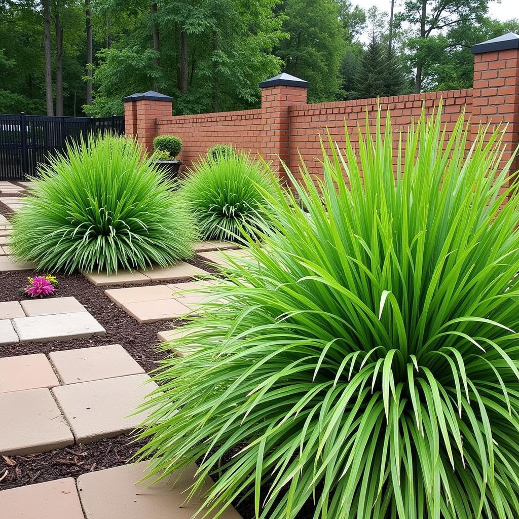 African Fountain Grass in Landscape Design