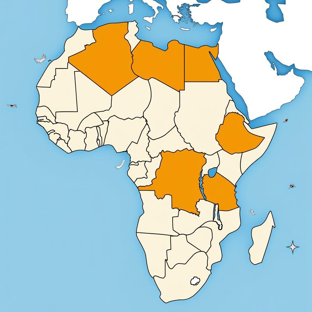 African Free Trade Zone Map