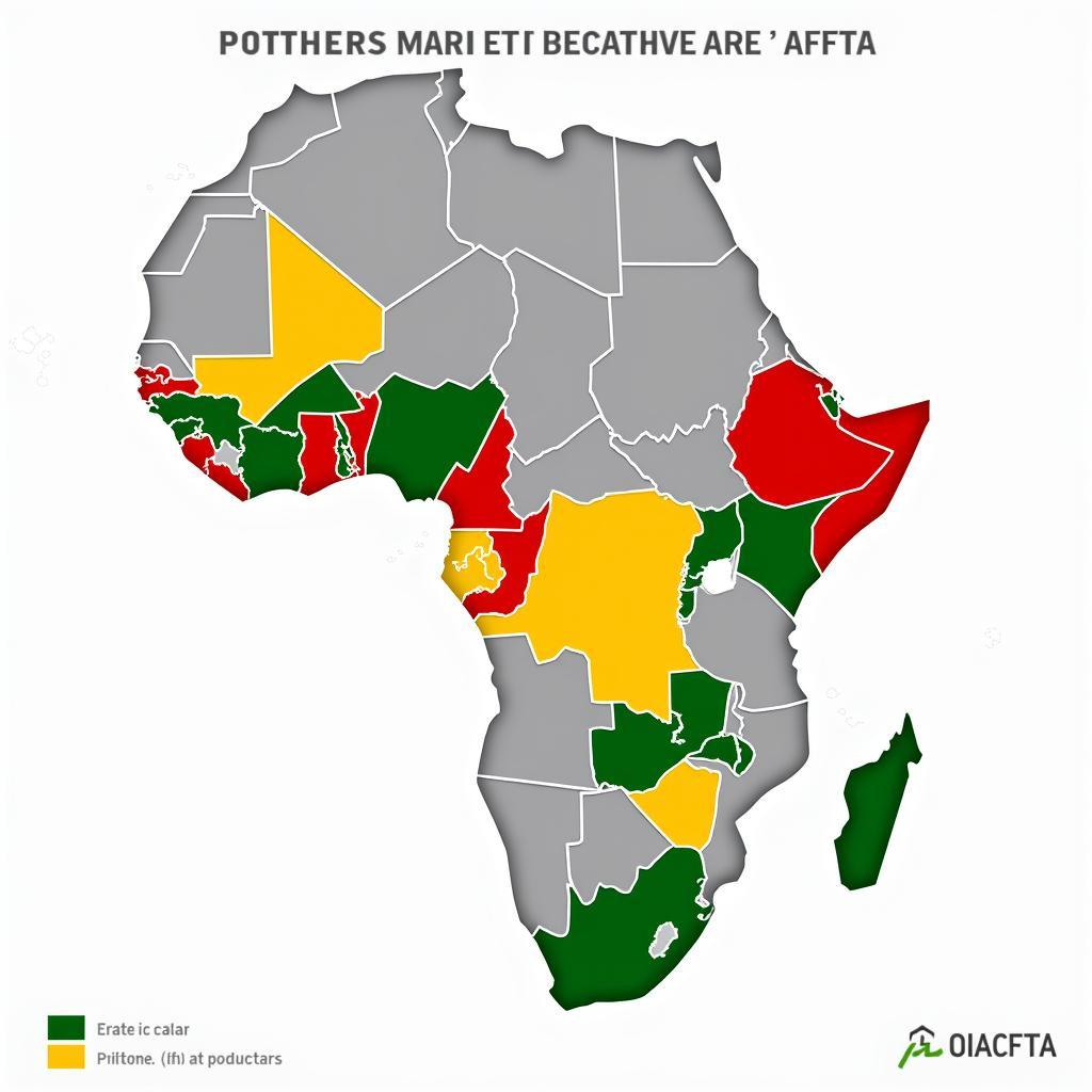 African Free Trade Zone Map