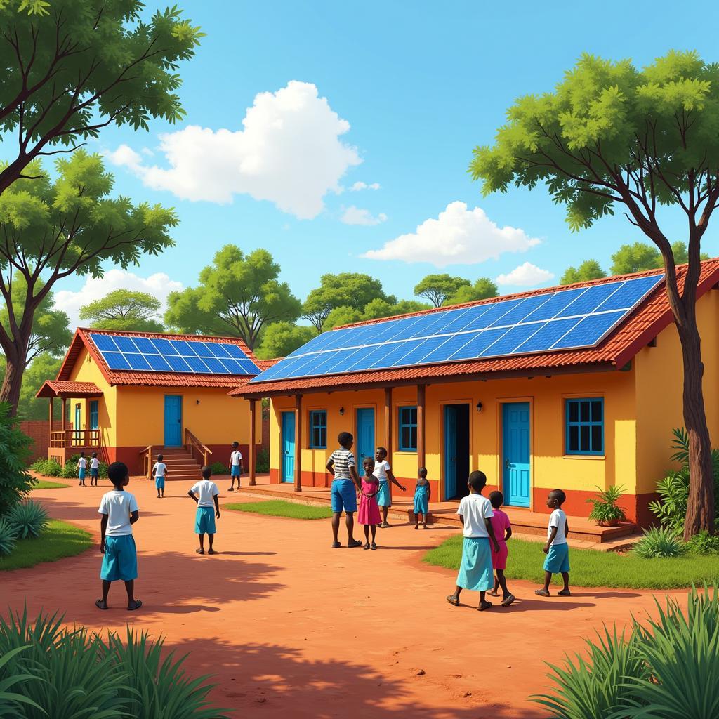 African Futurity: Sustainable Development with Solar Panels