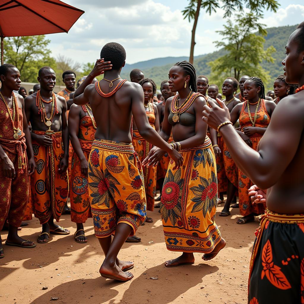 African Gambang Cultural Ceremony