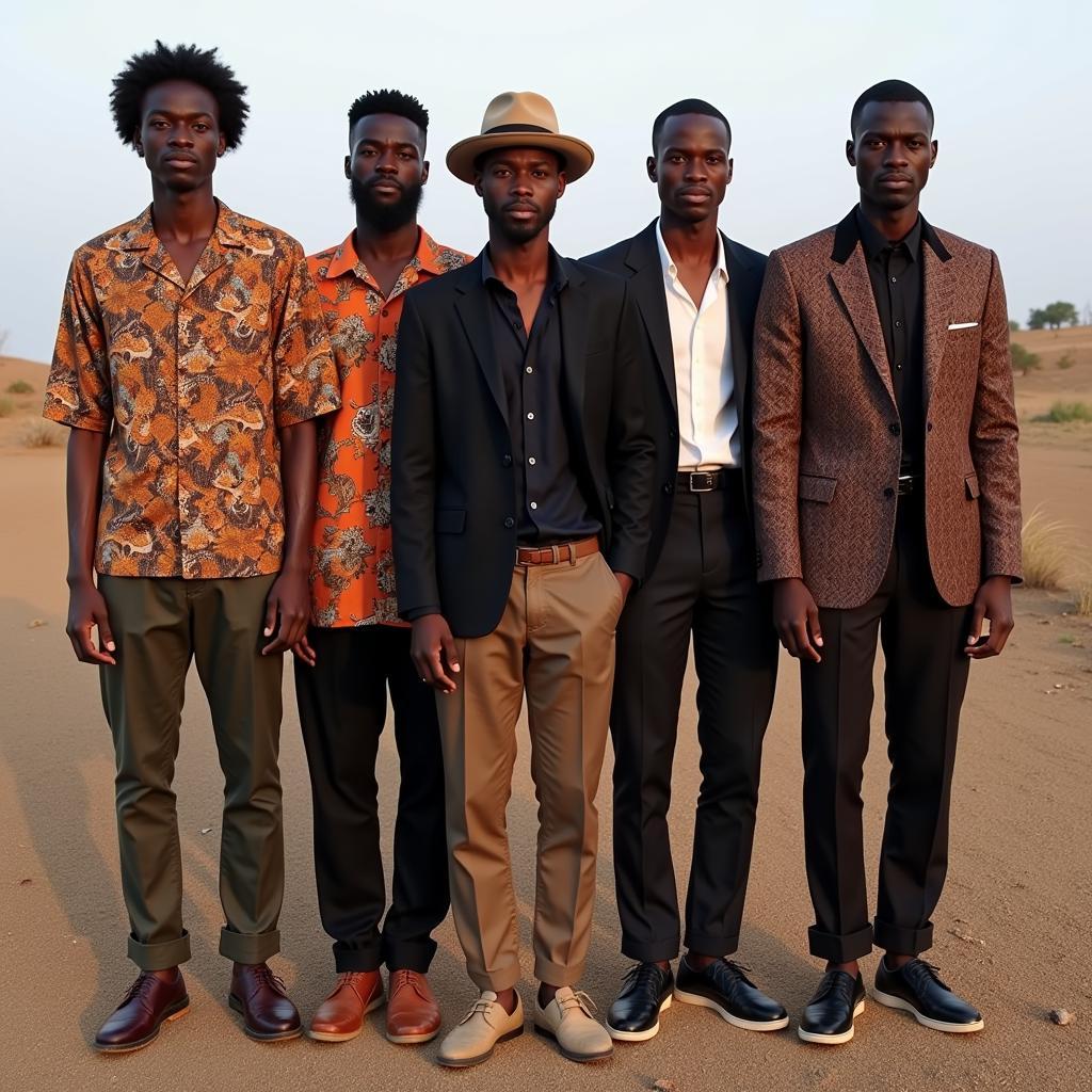 African Gents in Contemporary Style