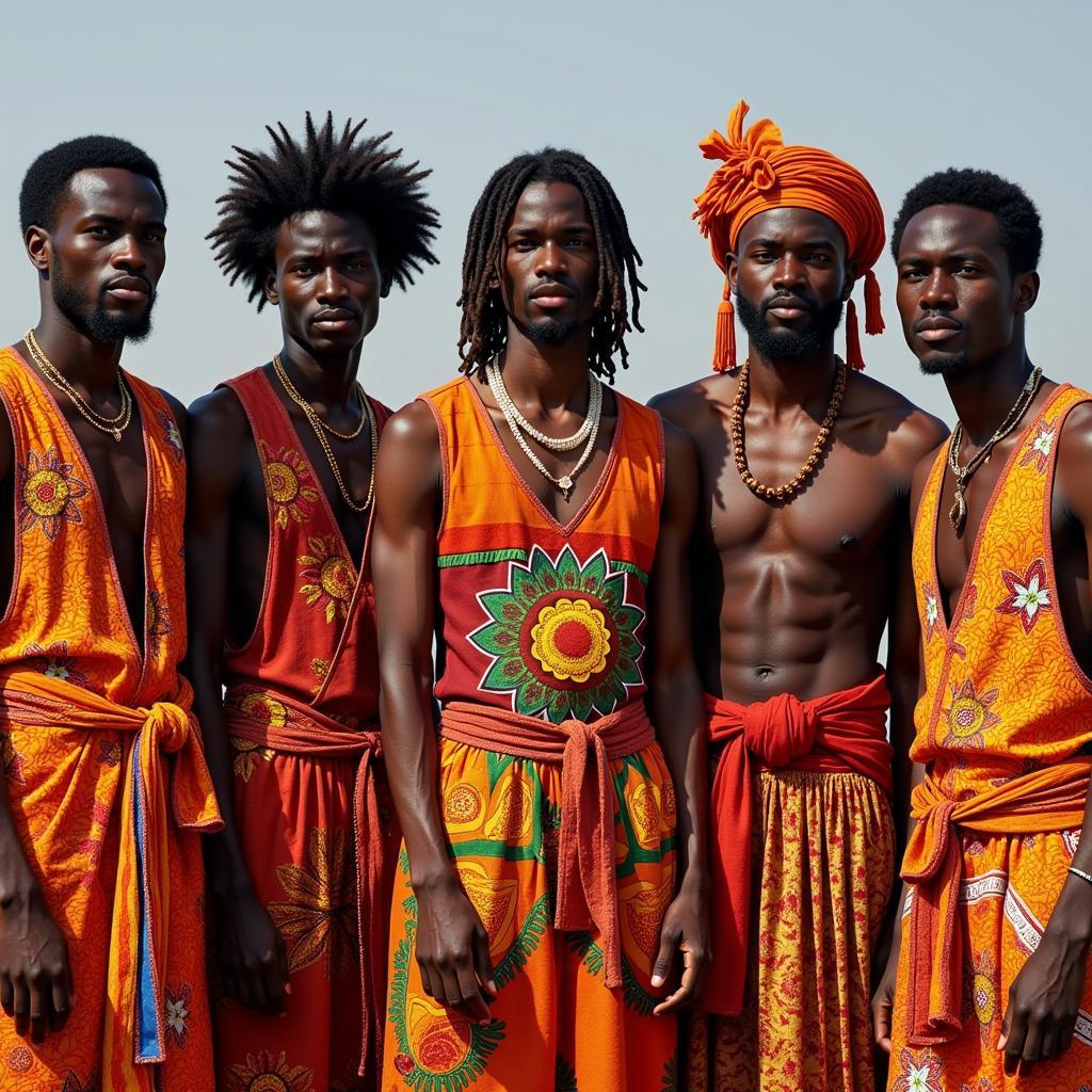 African Gents in Traditional Attire