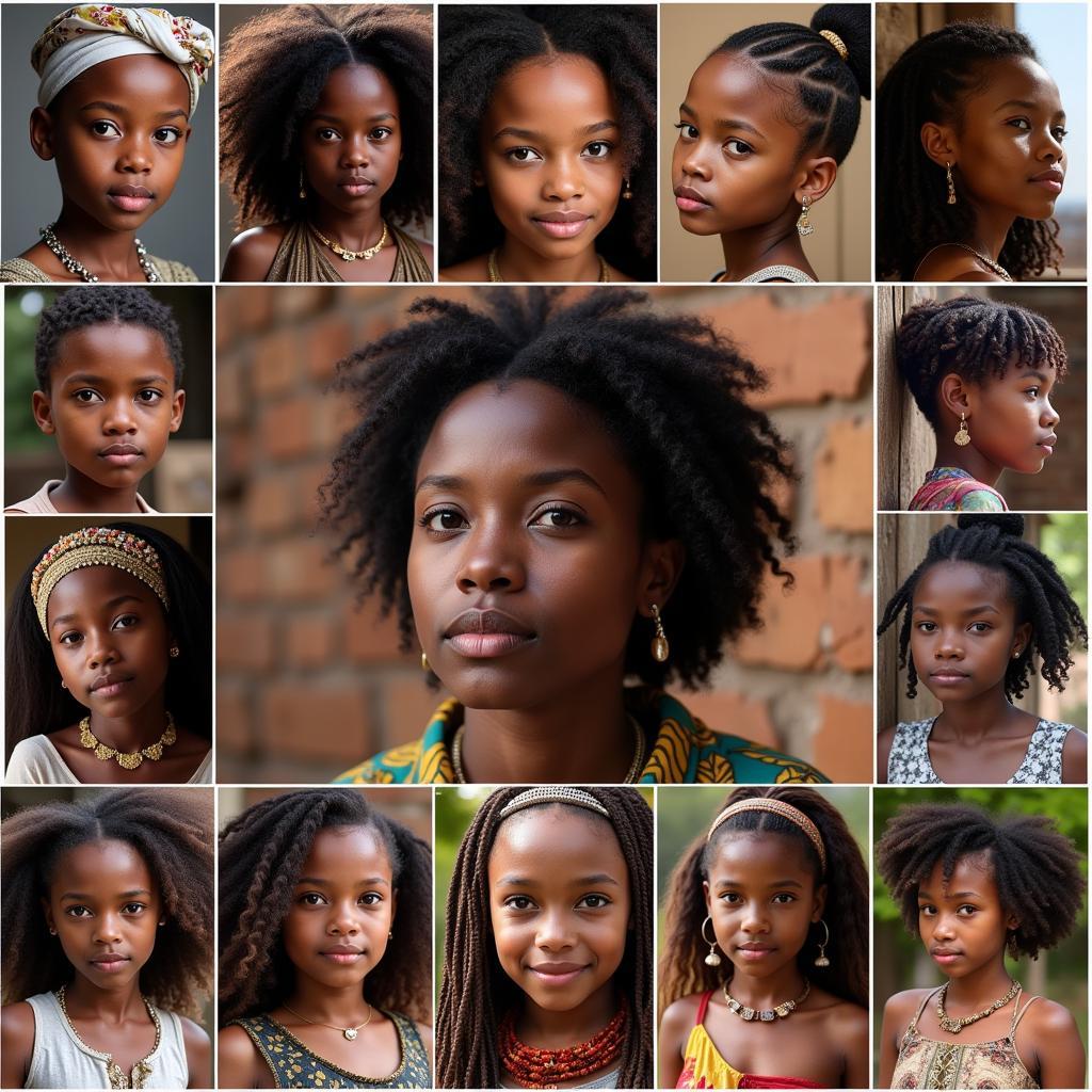 African Girls from Diverse Backgrounds HD