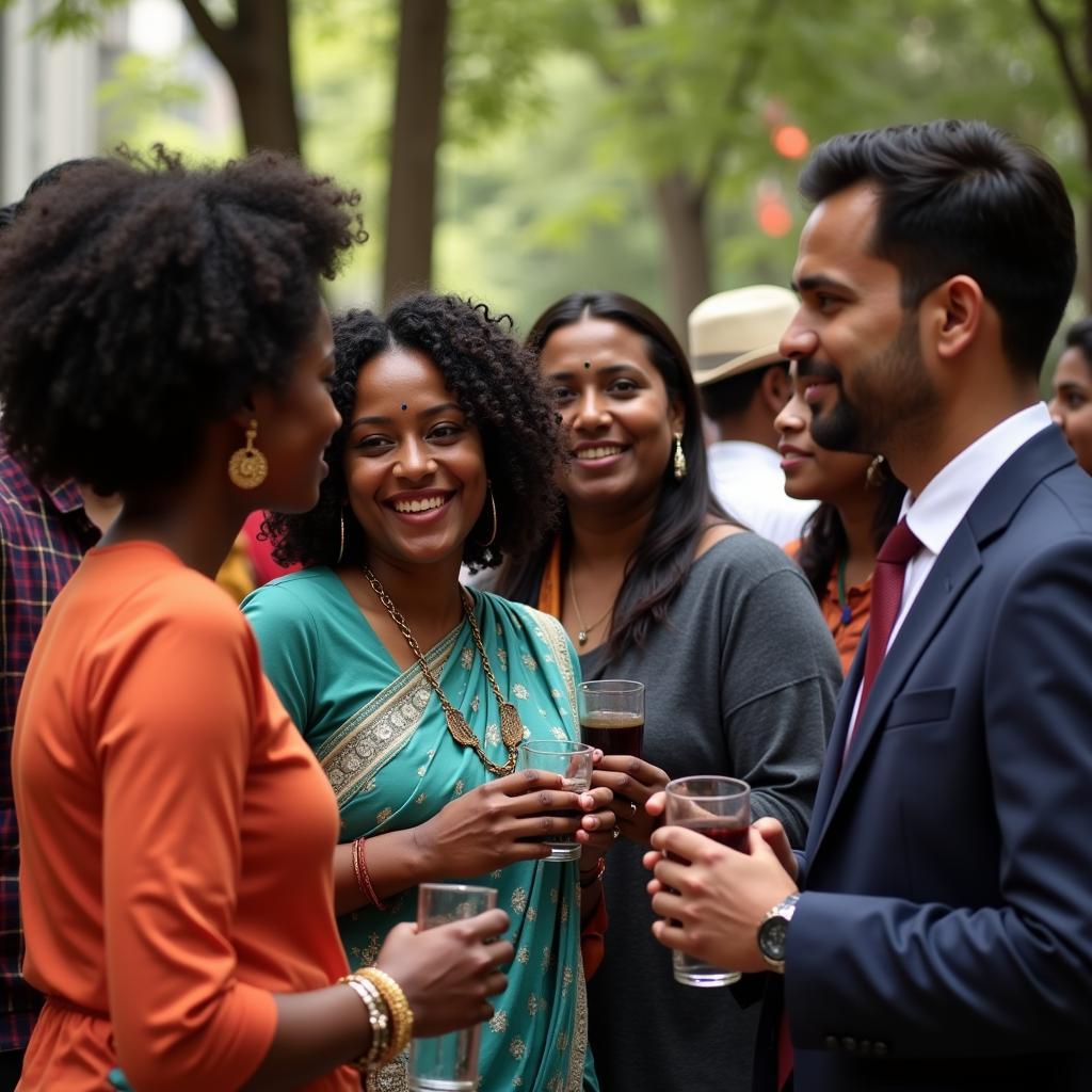 African Girls Meeting Indian Men in Bangalore