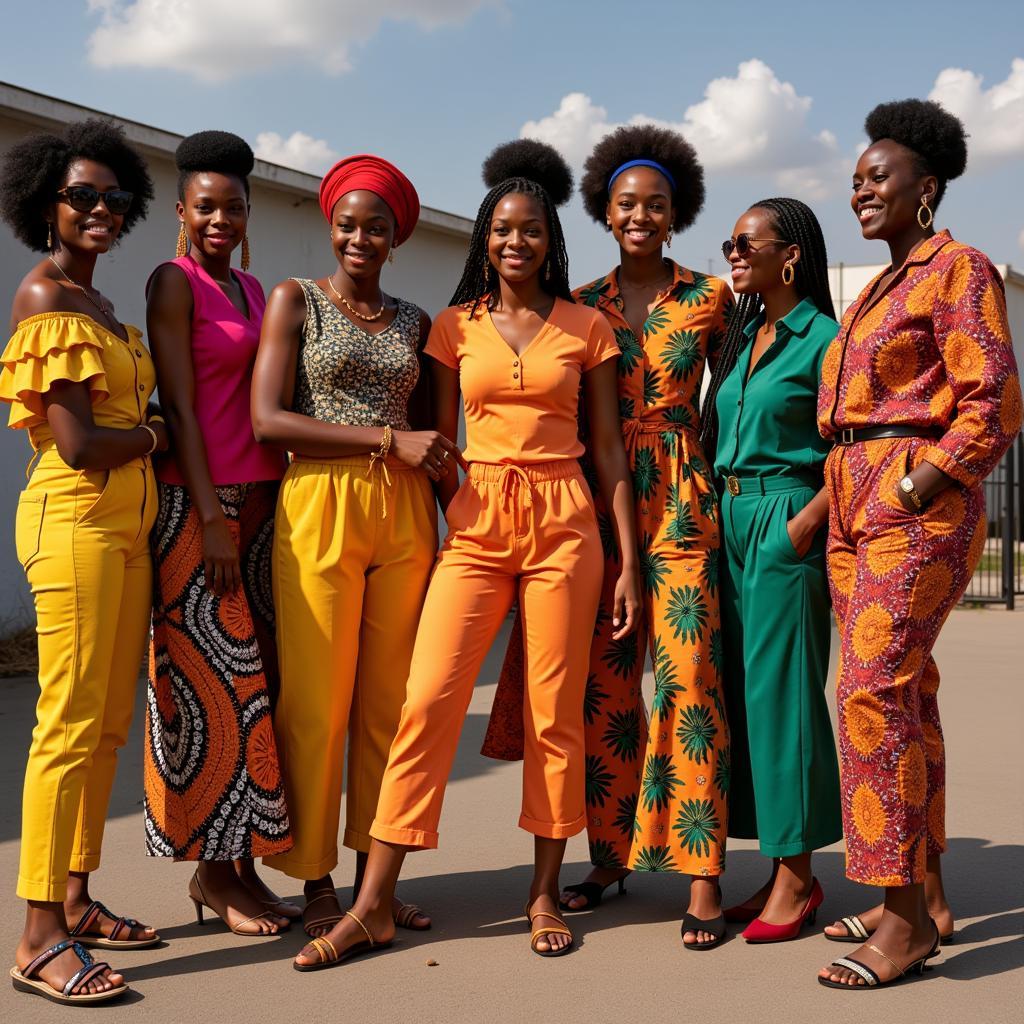 African Girls Street Style in Accra