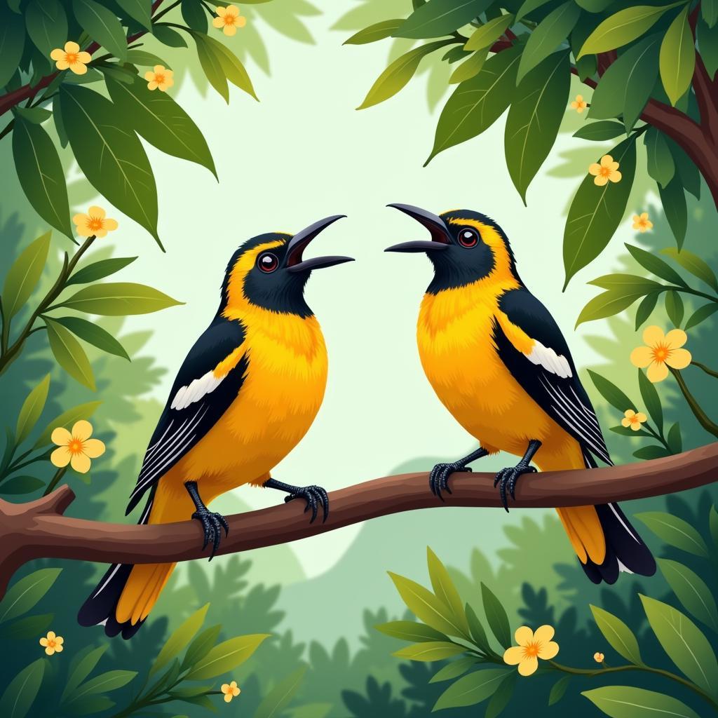 African Golden Oriole Contact Call