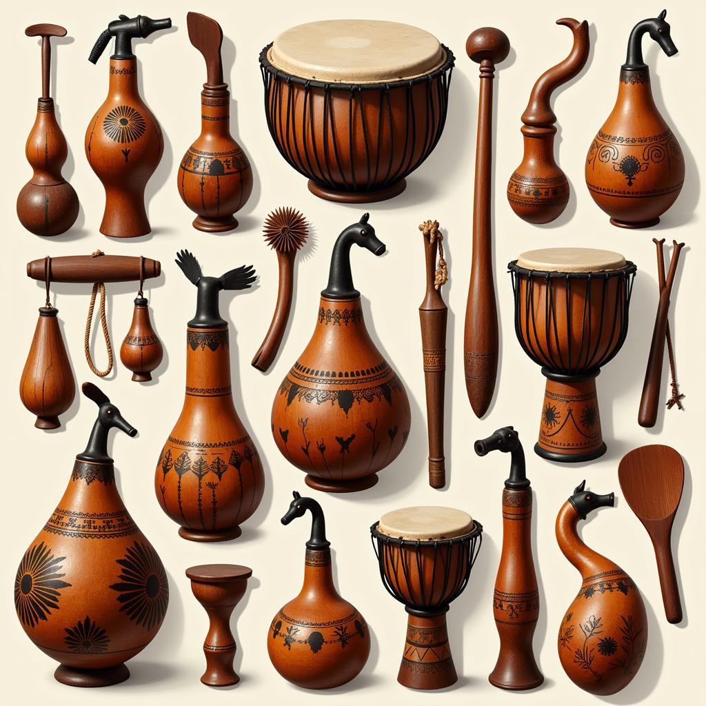 African Gourd Instruments in Music and Culture